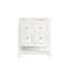 James Martin Vanities Breckenridge 30in Single Vanity, Bright White w/ 3 CM White Zeus Top 330-V30-BW-3WZ - alternate 1
